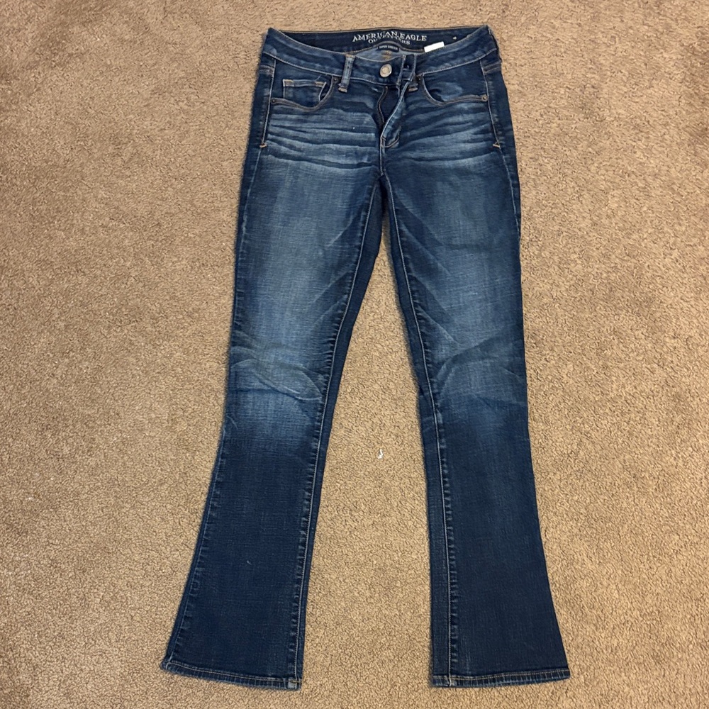 American Eagle Outfitters Dark Blue Flare Jeans